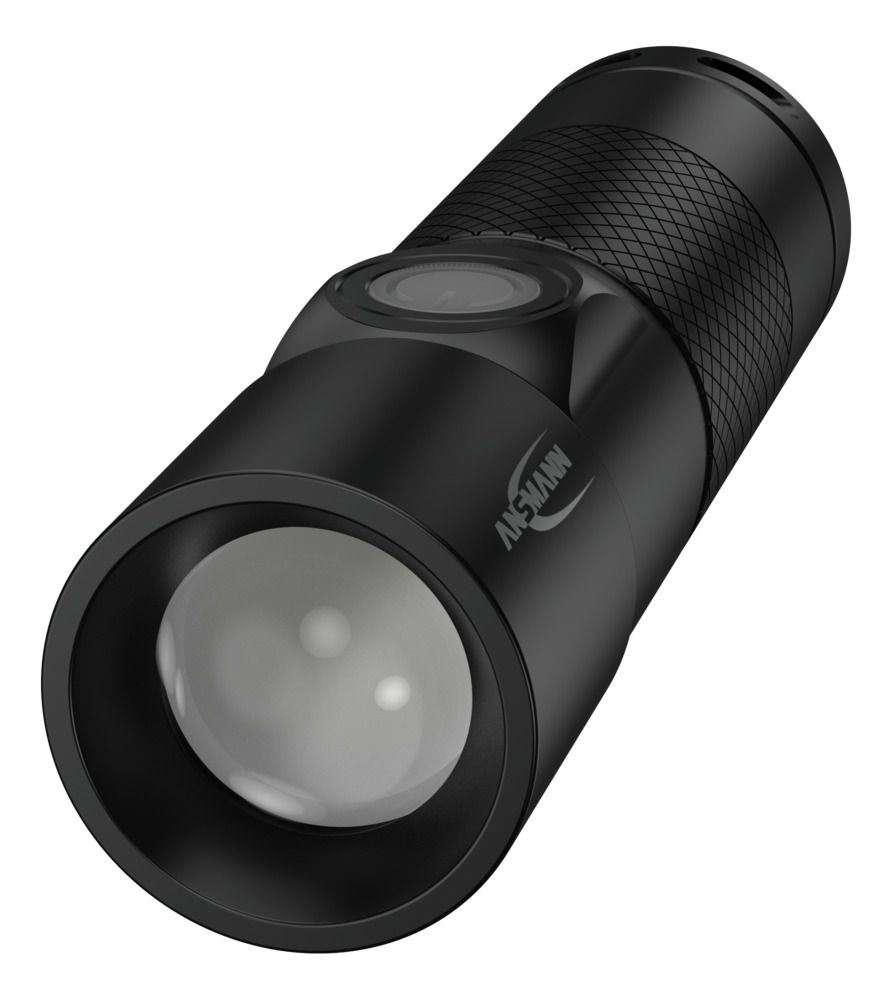 1600-0247 Ansmann LED Torch Black Rechargeable 300 lm, 98.5 mm