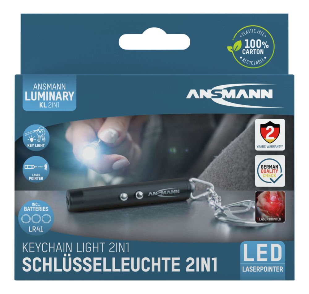 1600-0270 Ansmann Laser Pointer with Red Dot