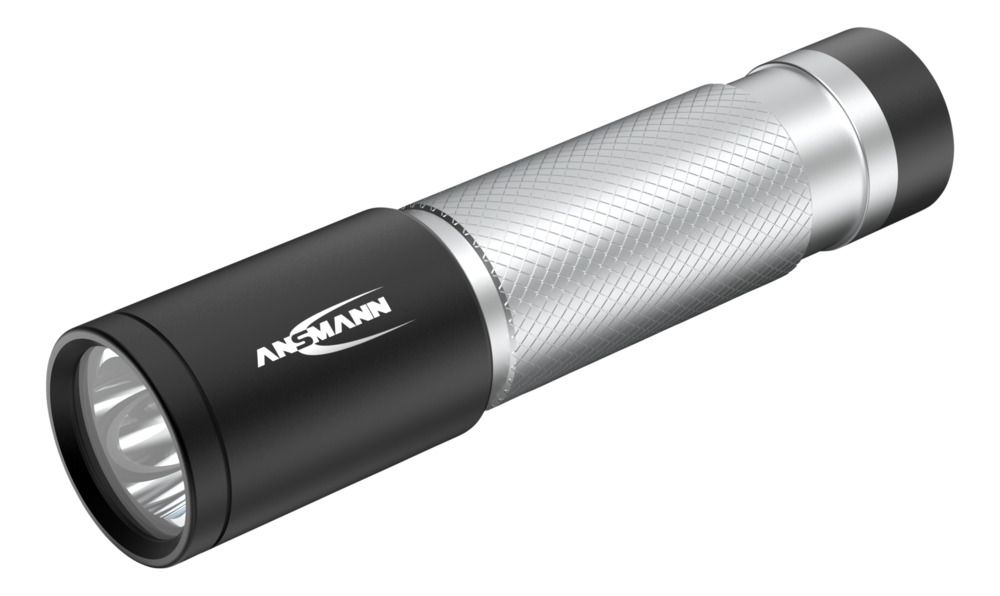 Ansmann LED LED Torch Black, Silver 70 lm, 92 mm