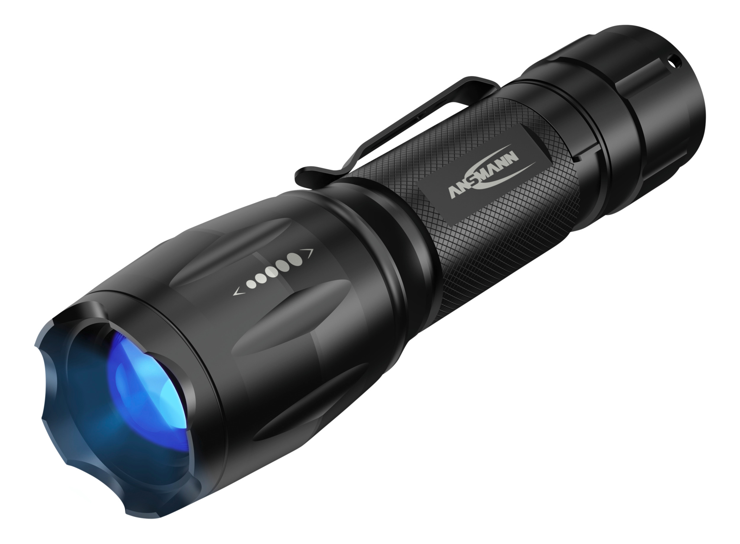 1600-0679-520 Ansmann LED Torch Black Rechargeable 90 lm, 144 mm