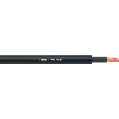 1600187 Lapp H07RN-F, 100 m 2 Core, Black Rubber Power Cable 60 °C