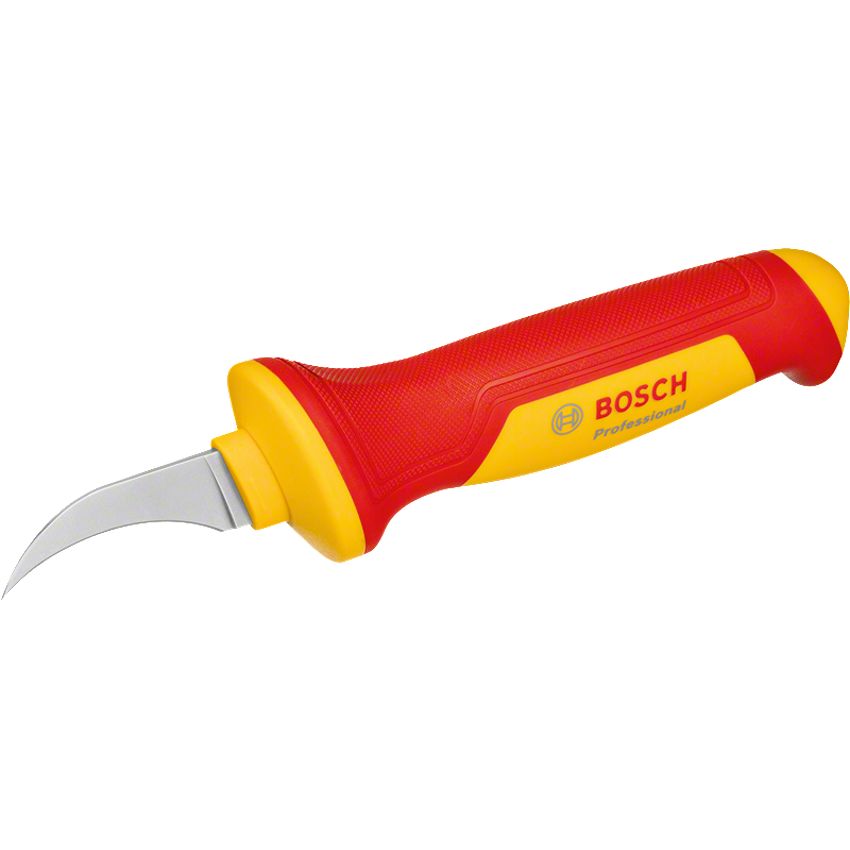 Bosch Cable Knife VDE/1000V Approved, 188 mm Overall, 51.5 mm Blade Stainless Steel