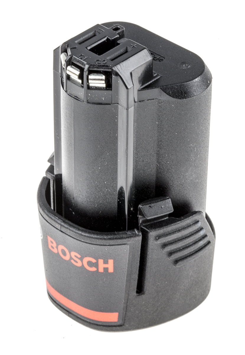 Bosch 1600Z0002X 2 Ah 12V Rechargeable Power Tool Battery, For Use With Bosch Cordless Power Tools