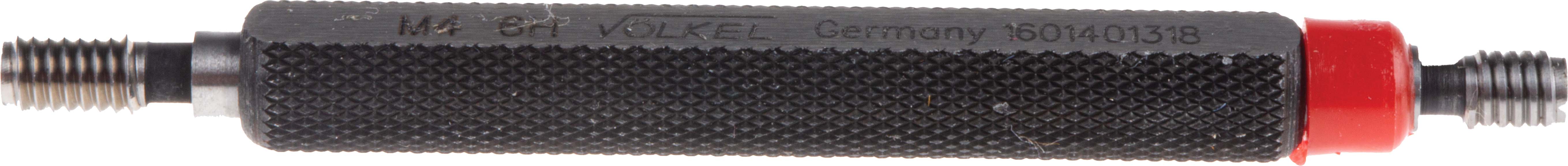 16014 Volkel M4 x 0.7 Plug Thread Plug Gauge, 0.7 mm Pitch Diameter
