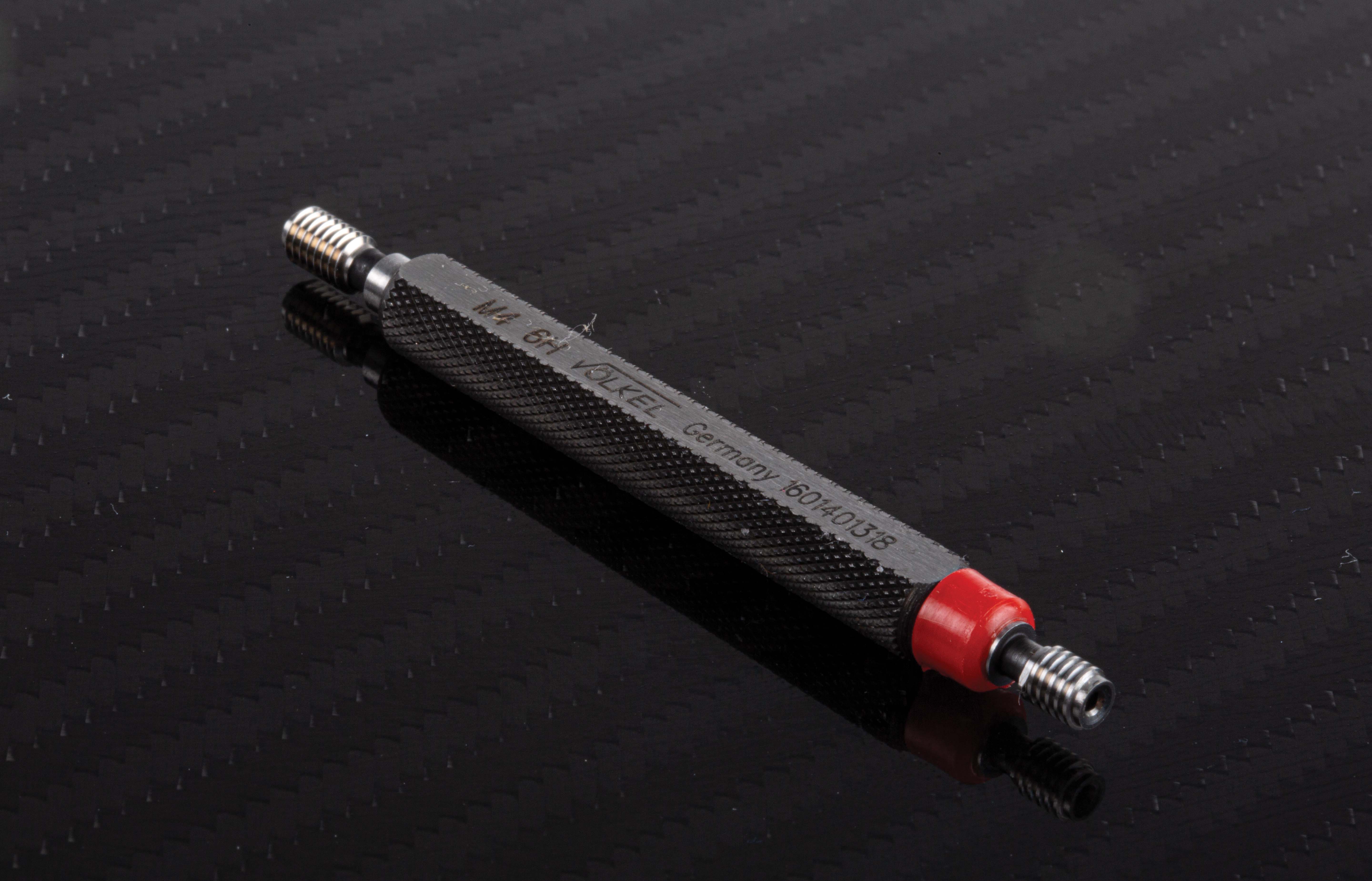 16014 Volkel M4 x 0.7 Plug Thread Plug Gauge, 0.7 mm Pitch Diameter