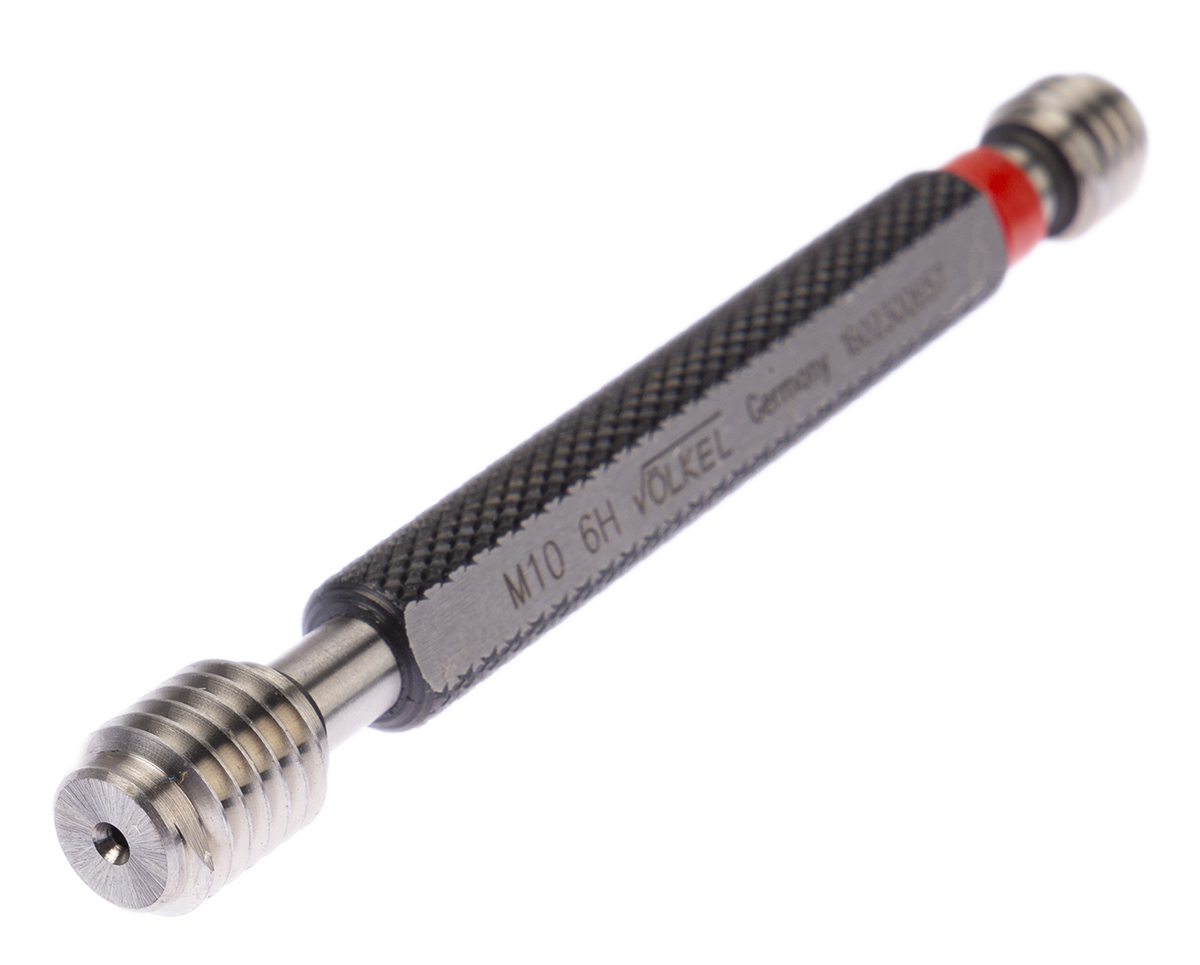 16023 Volkel M10 x 1.5 Plug Thread Plug Gauge, 1.5 mm Pitch Diameter