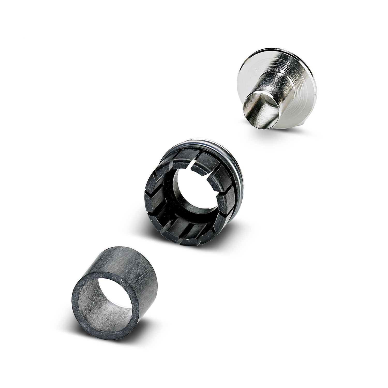 Phoenix Contact, RCSize 7.5 to 9.5 mm Straight Circular Connector Backshell Strain Relief, For Use With Connector