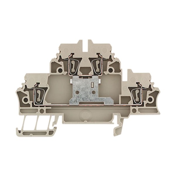 Weidmüller 1689990000 Dark Beige, 0.5 → 2.5mm², 2-Level, Clamp Termination