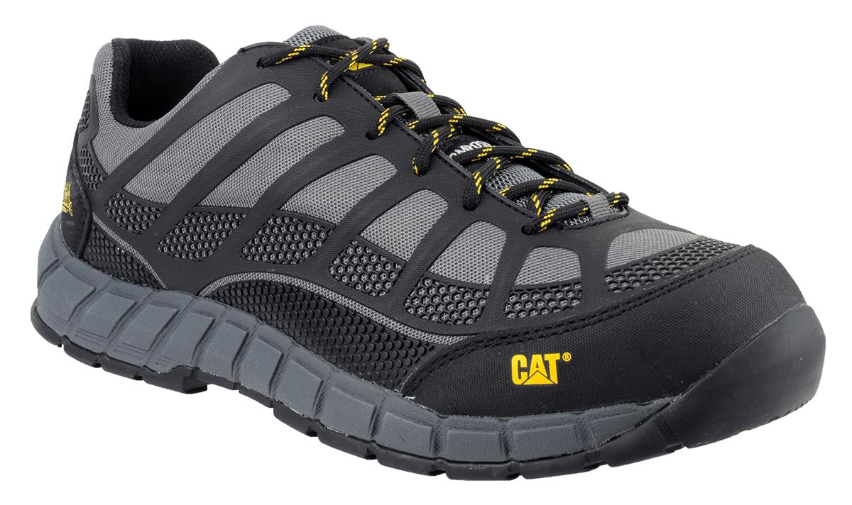 CAT Streamline Men's Grey Composite Toe Capped Safety Trainers, UK 6, EU 39