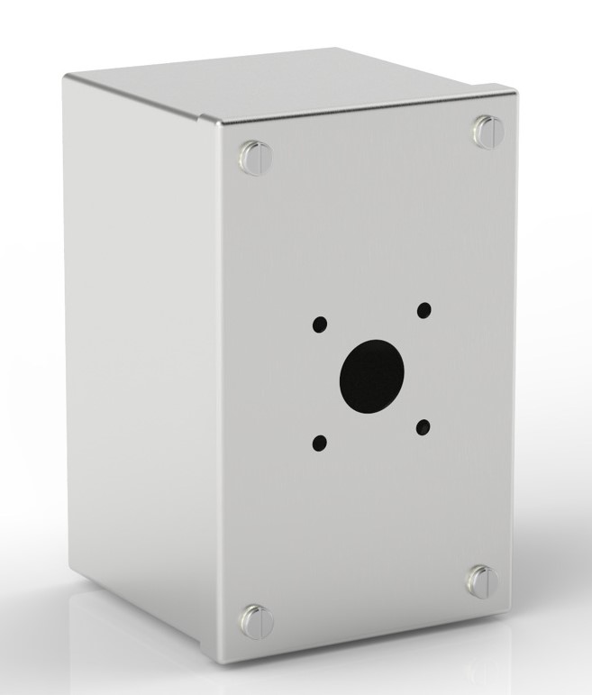 RS PRO Stainless Steel Push Button Enclosure - 1 Hole 22 mm Diameter
