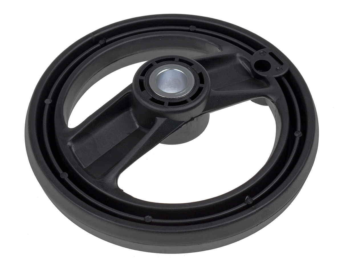 161-1985 RS PRO Black Fibreglass Reinforced Technopolymer Hand Wheel, 200 mm diameter