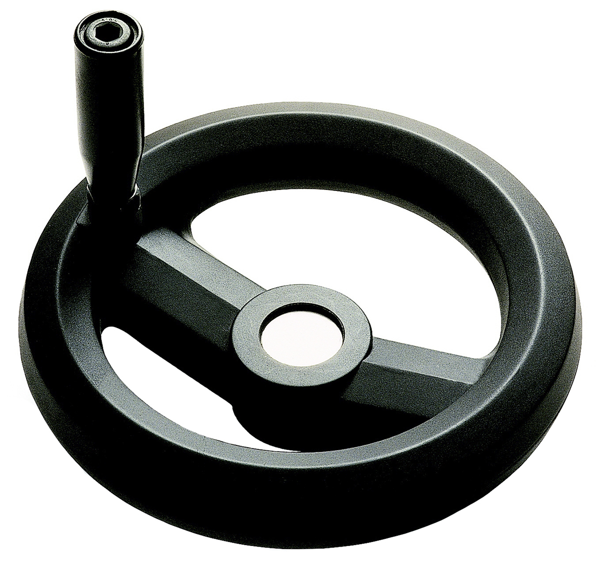 RS PRO Black Technopolymer Hand Wheel, 80 mm diameter
