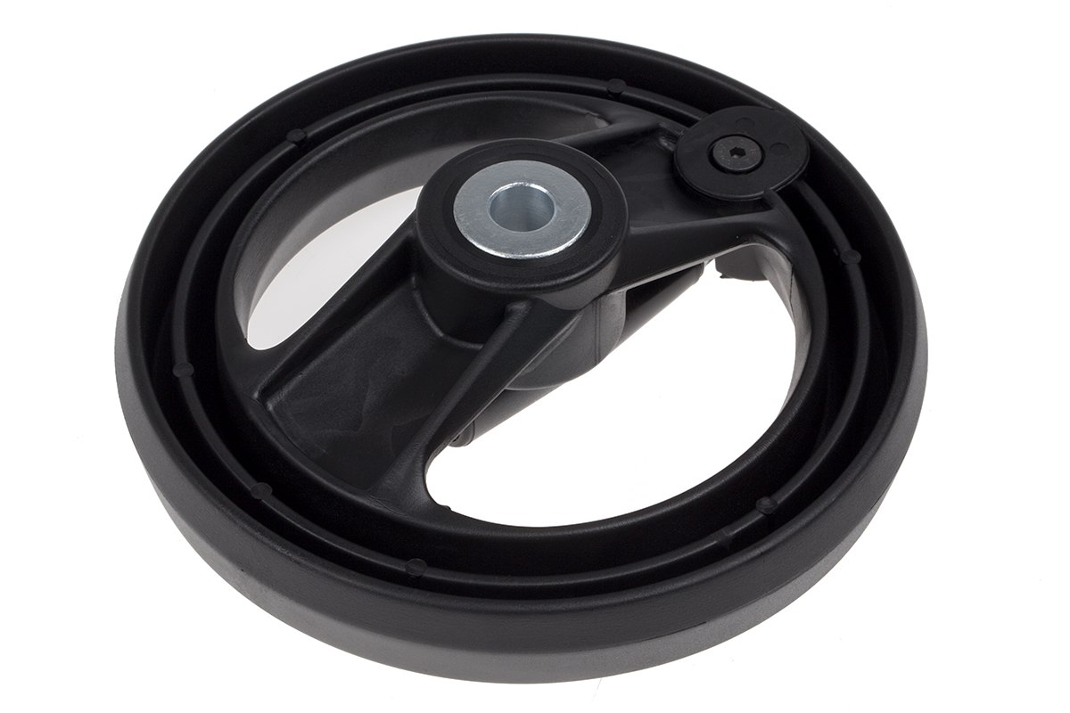 161-2011 RS PRO Black Fibreglass Reinforced Technopolymer Hand Wheel, 160 mm diameter
