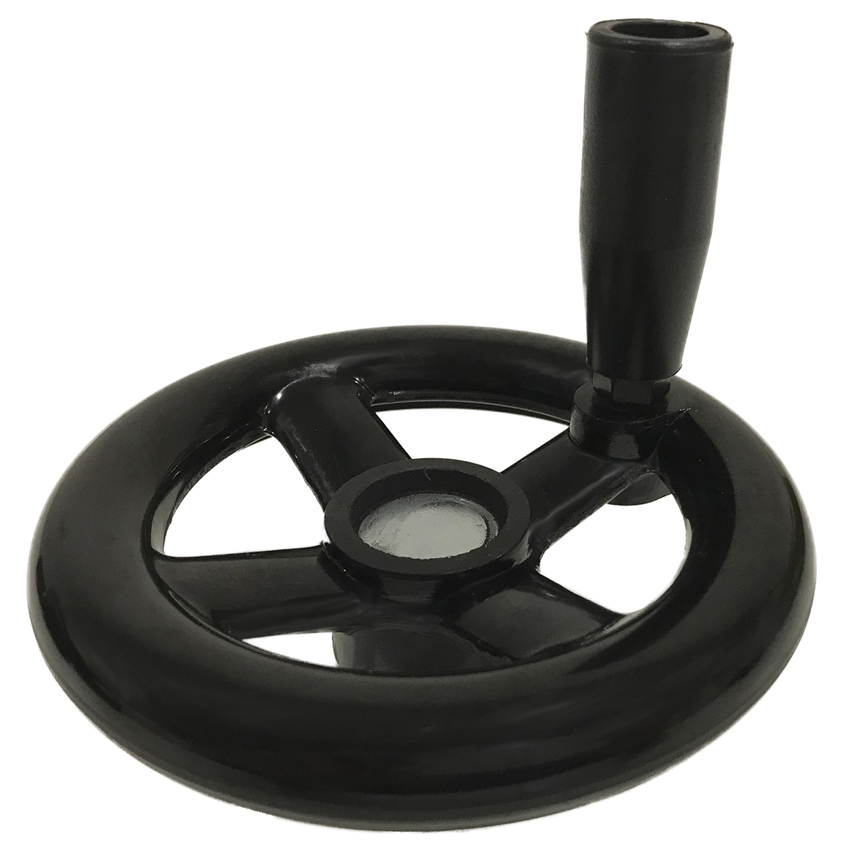 RS PRO Black Hand Wheel, 100 mm diameter