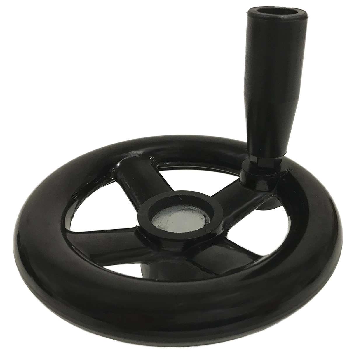 RS PRO Black Hand Wheel, 120 mm diameter