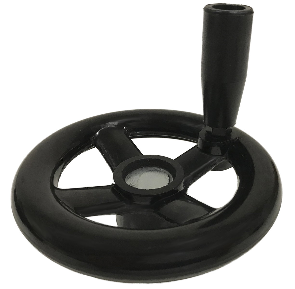 RS PRO Black Hand Wheel, 140 mm diameter