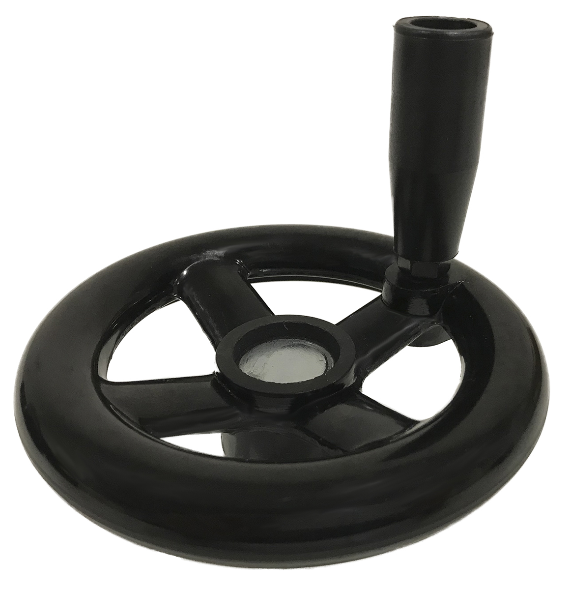 RS PRO Black Hand Wheel, 200 mm diameter