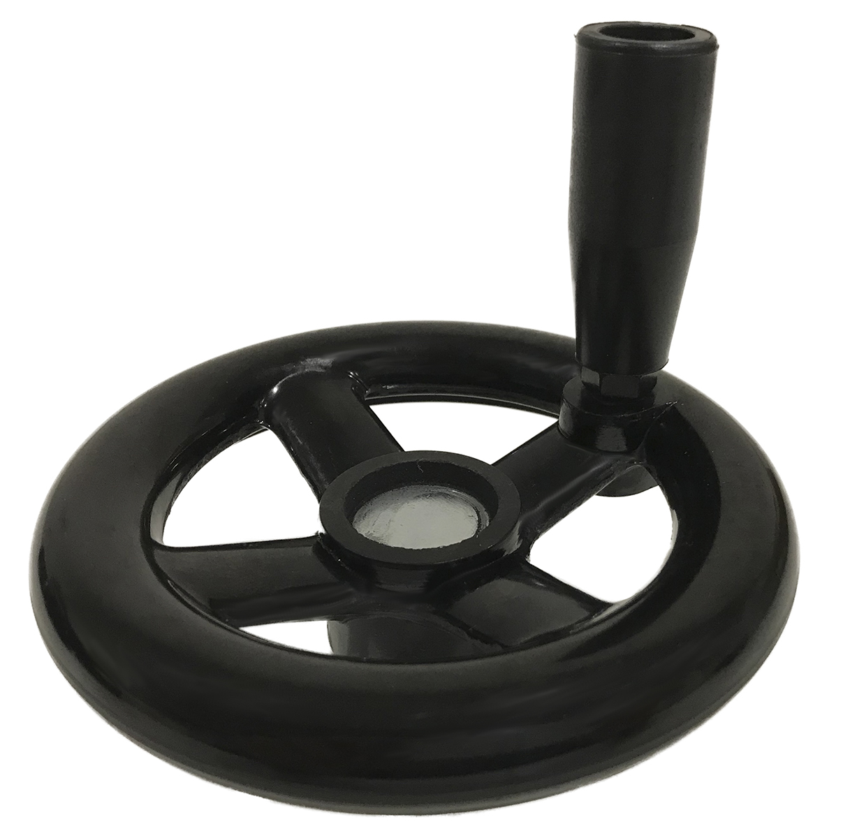 RS PRO Black Hand Wheel, 250 mm diameter