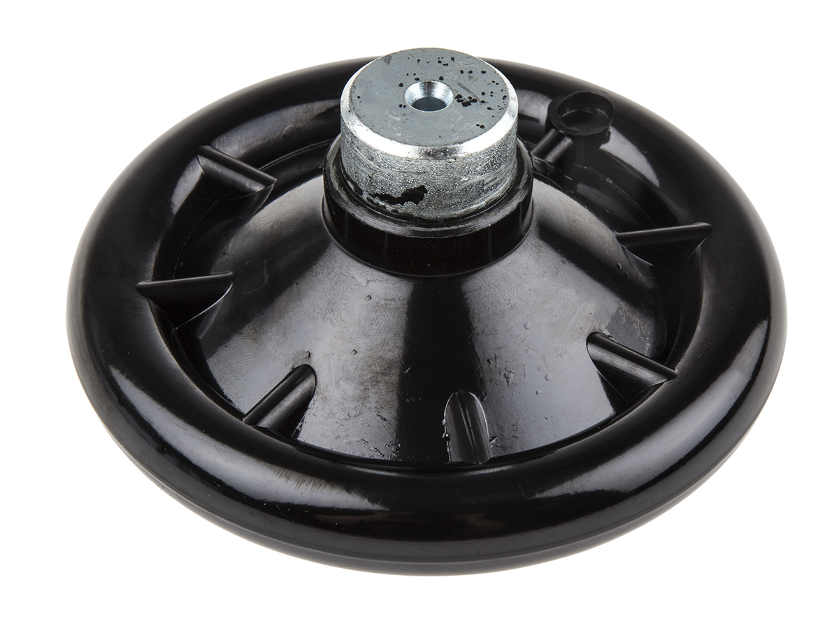 161-2033 RS PRO Black Phenoplast Hand Wheel, 120 mm diameter