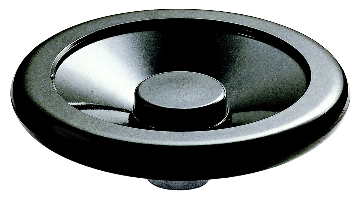 RS PRO Black Phenoplast Hand Wheel, 160 mm diameter