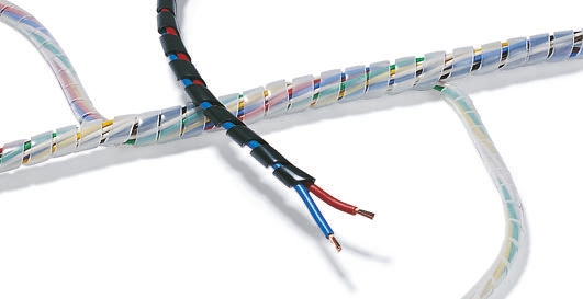 HellermannTyton Spiral Cable Wrap, 150 mm 20 mm Cable Diameter Polyethylene SBPE Series