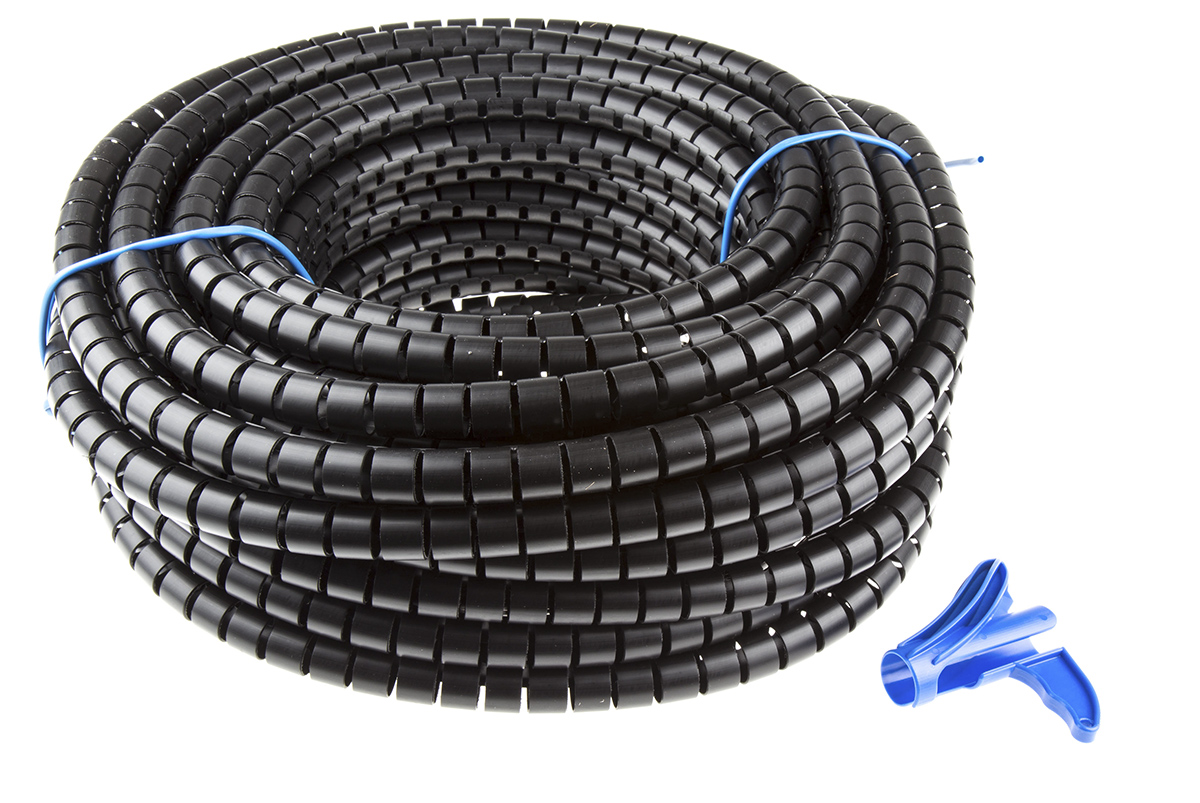 HellermannTyton Spiral Cable Wrap, 21 mm 21 mm Polypropylene Helawrap Series