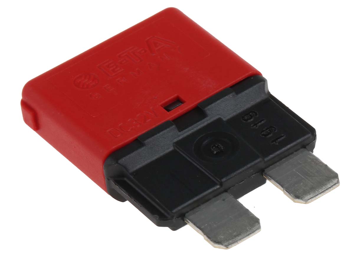 1610-21-10a ETA 6 to 30 A 1610 Thermal Circuit Breaker - 1-Pole, Base, 10A Current Rating, 25 A, 24V ac, 48 V dc