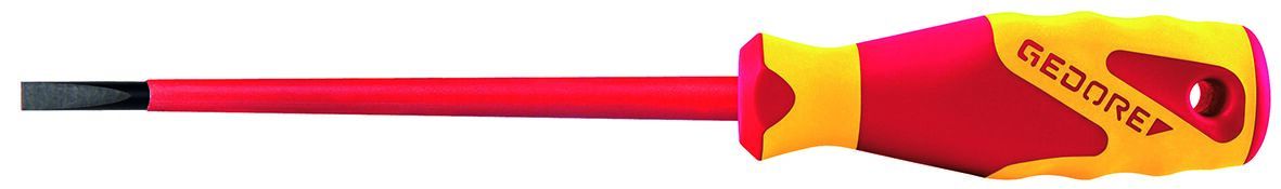 Gedore VDE Screwdriver Set, 100 mm Blade VDE/1000V Approved, 185 mm Overall