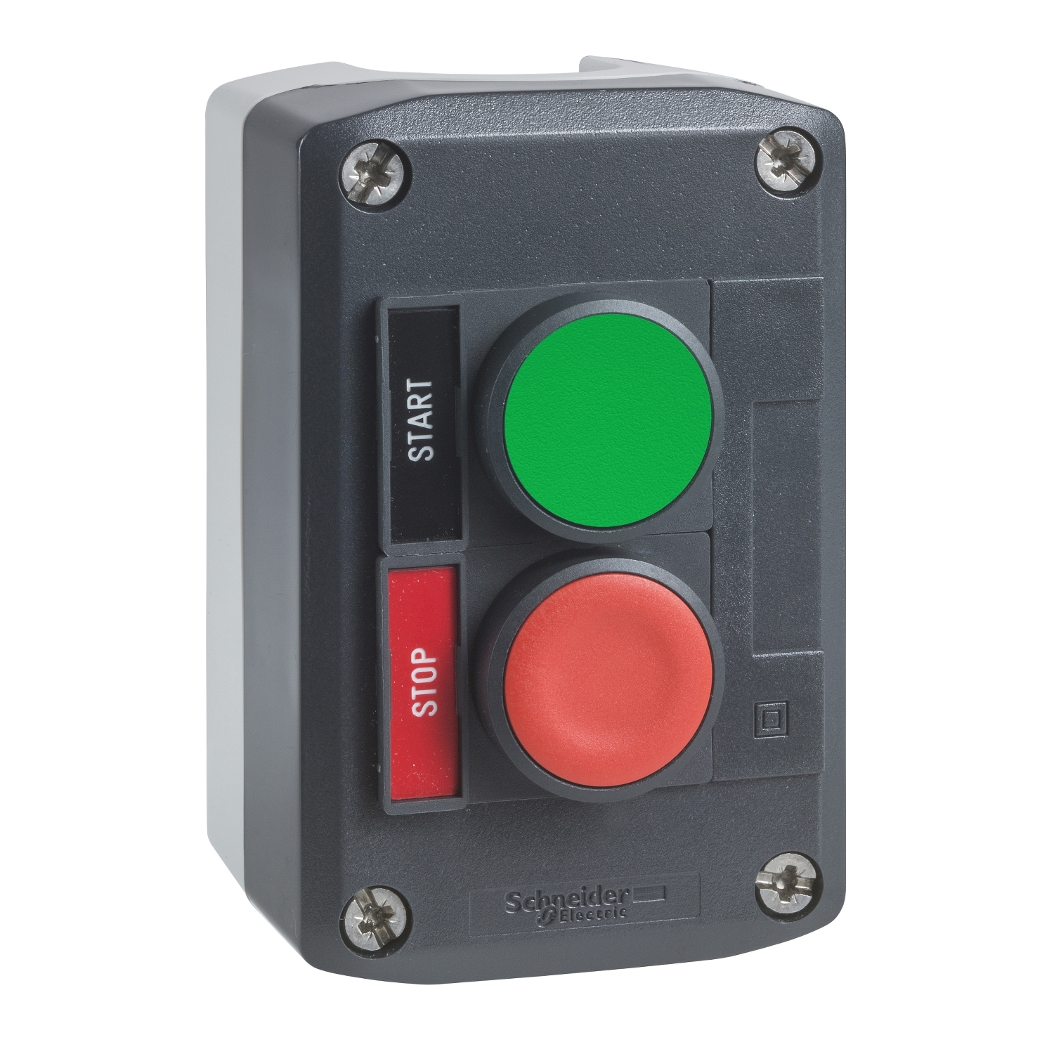 xald211h29 Schneider Electric Spring Return Enclosed Push Button - 1 NO/1 NC, Polycarbonate, Green, Red, START/STOP, IP66, IP69K,