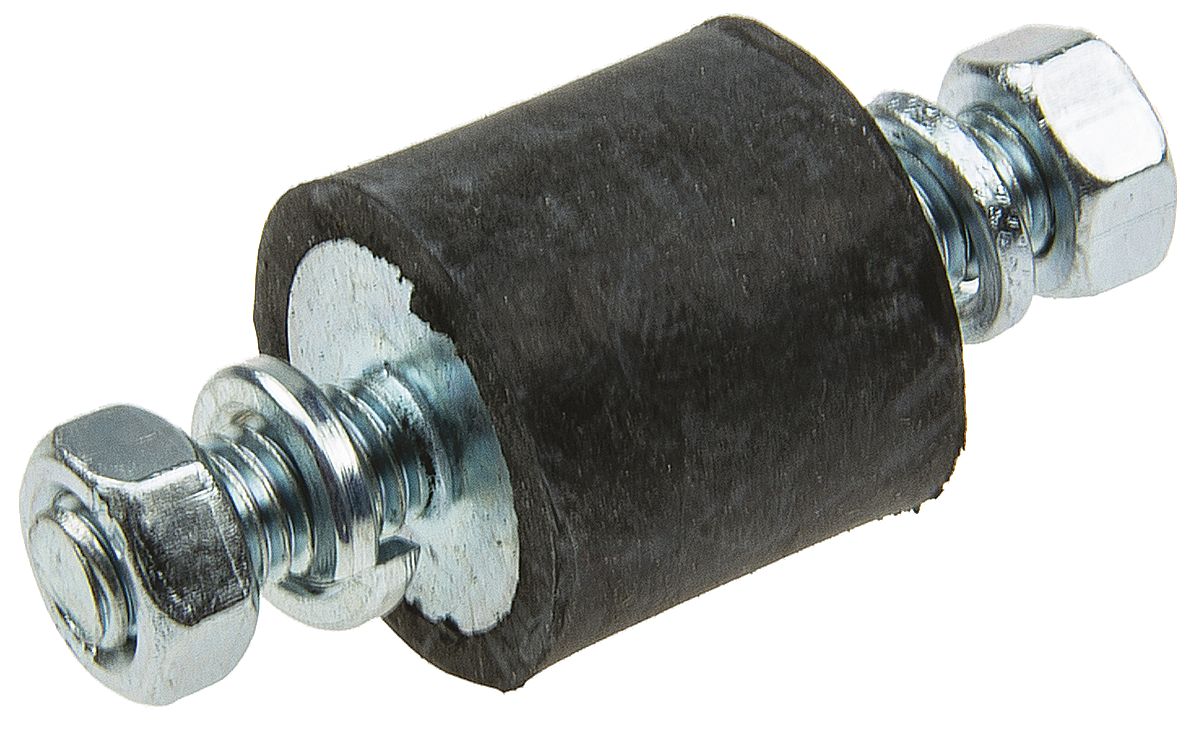 FIBET Fibet M5 x 12 mm Anti-Vibration Mount, Male to Male Bobbin with 9 daN Compression Load
