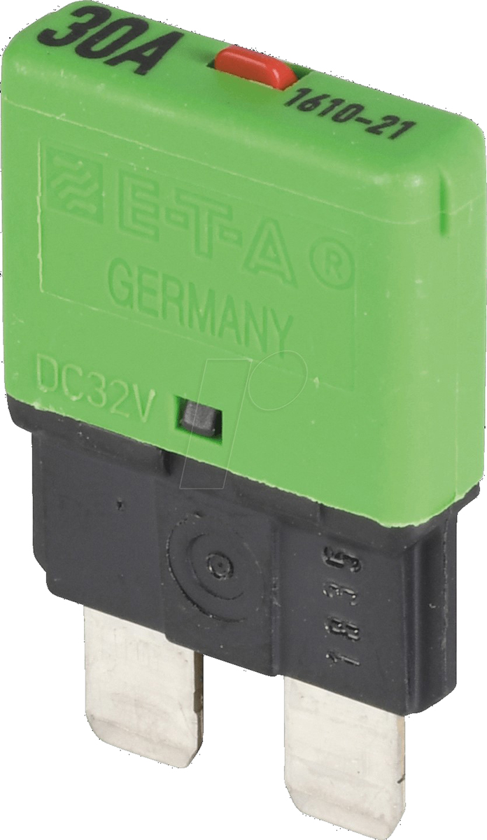 ETA 1616 Thermal Circuit Breaker - 1-Pole, 30A Current Rating, 32 V dc