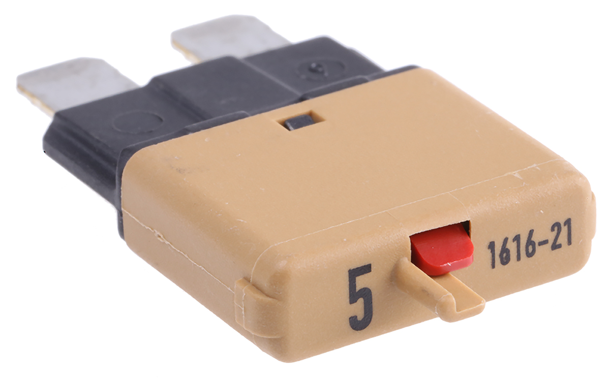 1616-21-5a ETA 1616 Thermal Circuit Breaker - 1-Pole, 5A Current Rating, 32 V dc