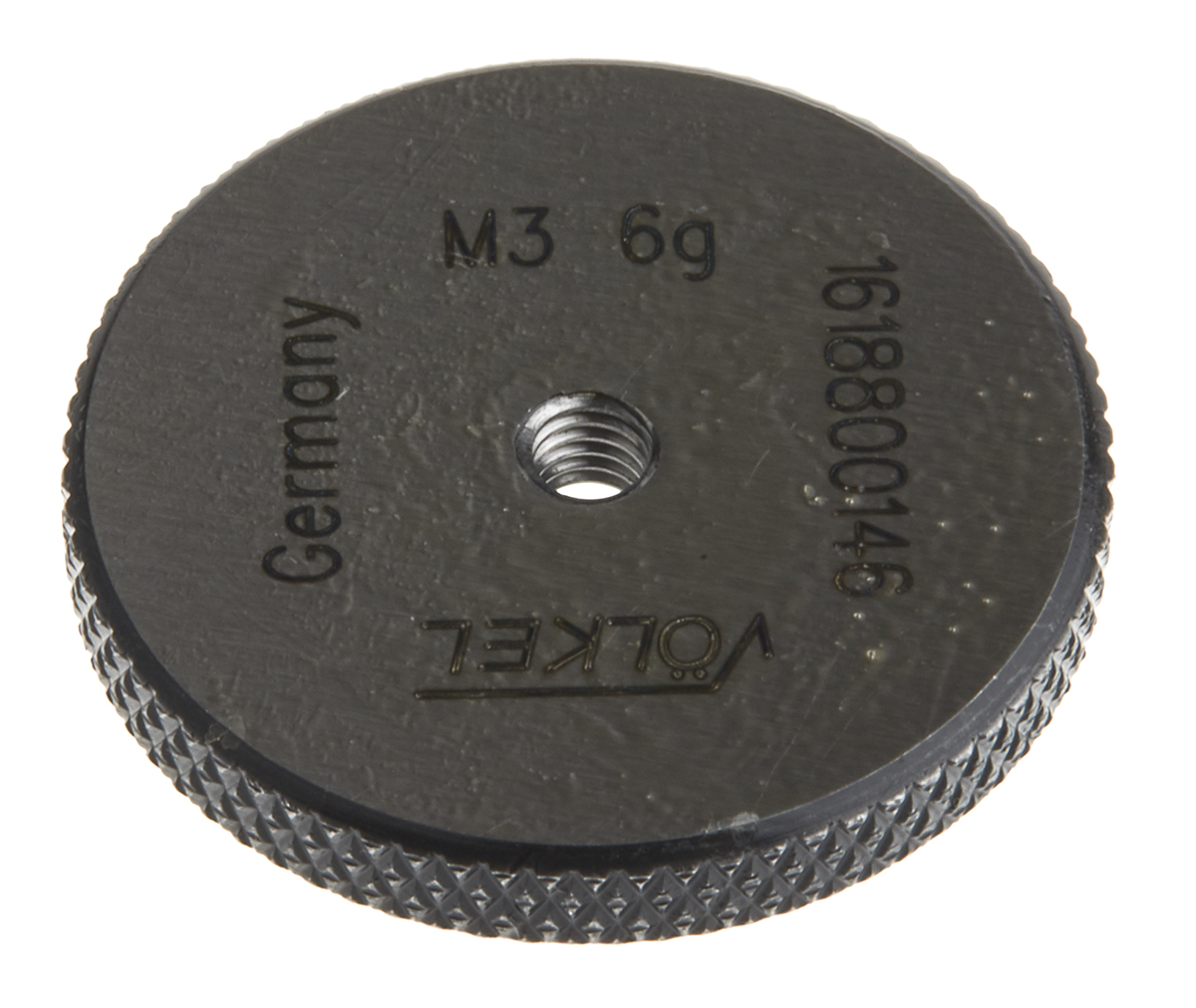 Volkel M3 x 0.5 Ring Ring Gauge, 0.5 mm Pitch Diameter