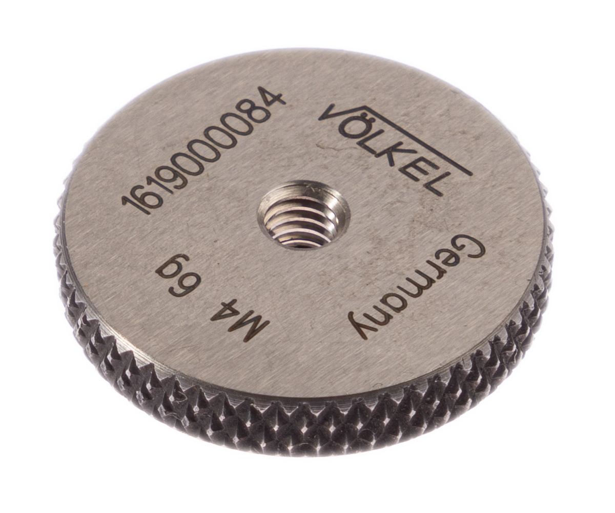 Volkel M4 x 0.7 Ring Ring Gauge, 0.7 mm Pitch Diameter