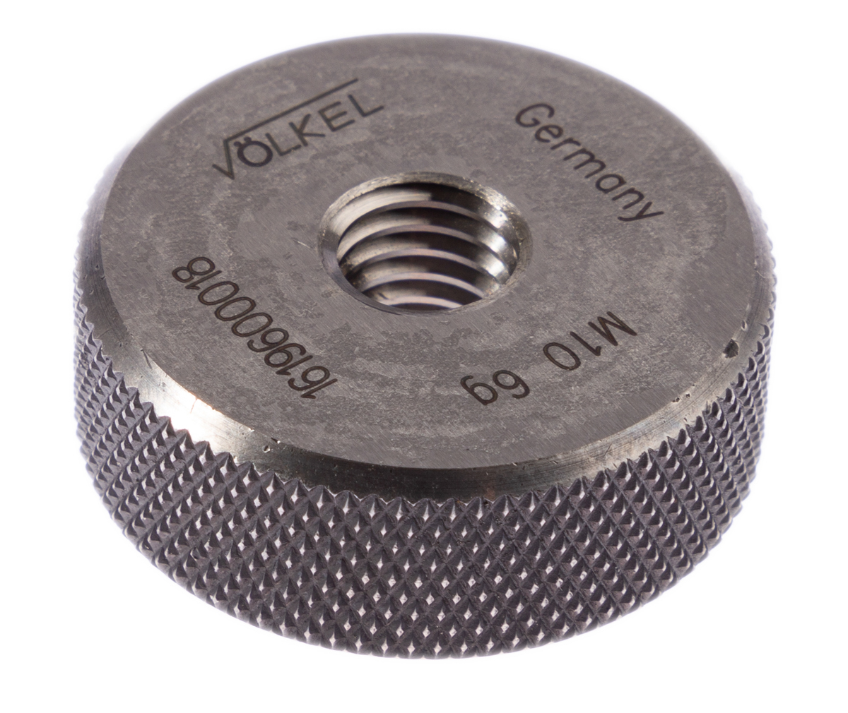 Volkel M10 x 1.5 Ring Ring Gauge, 1.5 mm Pitch Diameter