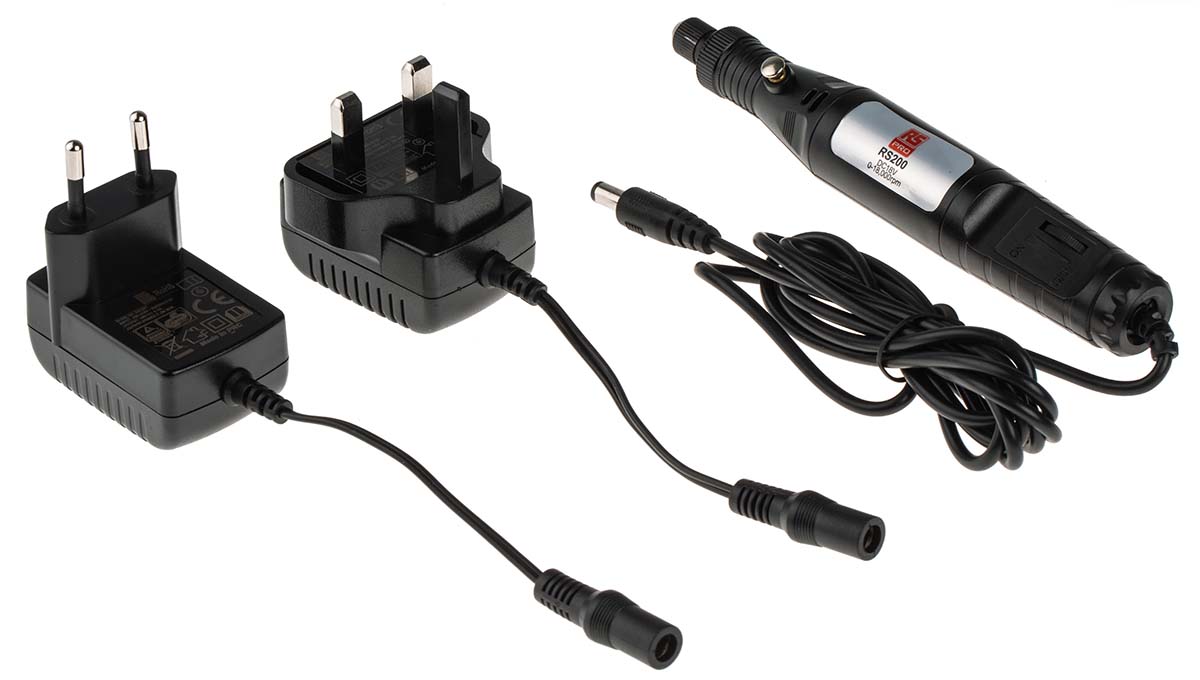 RS PRO RS200EG/EUK Corded Engraving Tool, 3-Pin (Global), Type C - EU