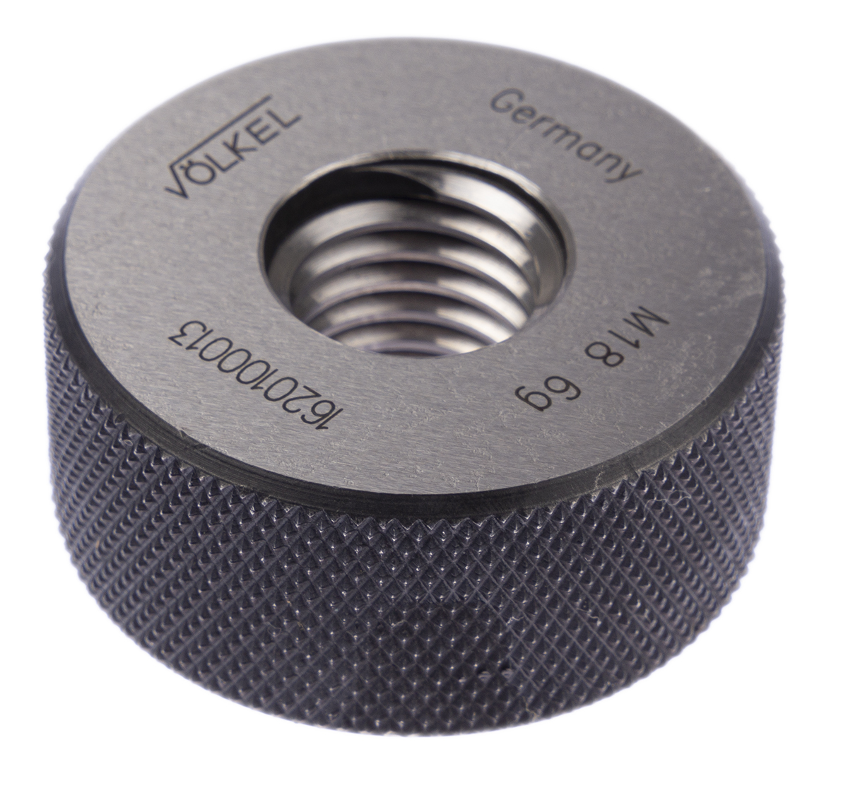 Volkel M18 x 2.5 Ring Ring Gauge, 2.5 mm Pitch Diameter