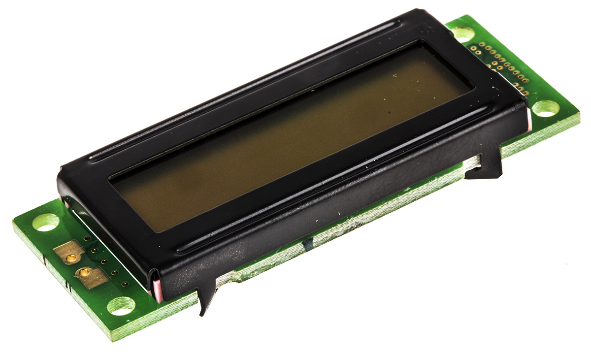 Theale 16203SRY TH16203 Alphanumeric LCD LCD Monochrome Display, Amber on Amber, 2 x 16