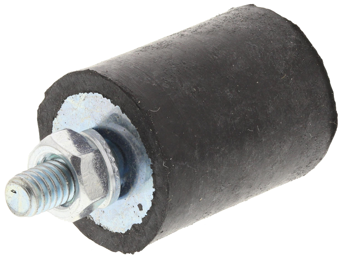 FIBET Fibet Cylindrical M4 x 10 mm Anti-Vibration Mount, Male Buffer Foot with 18 daN Compression Load