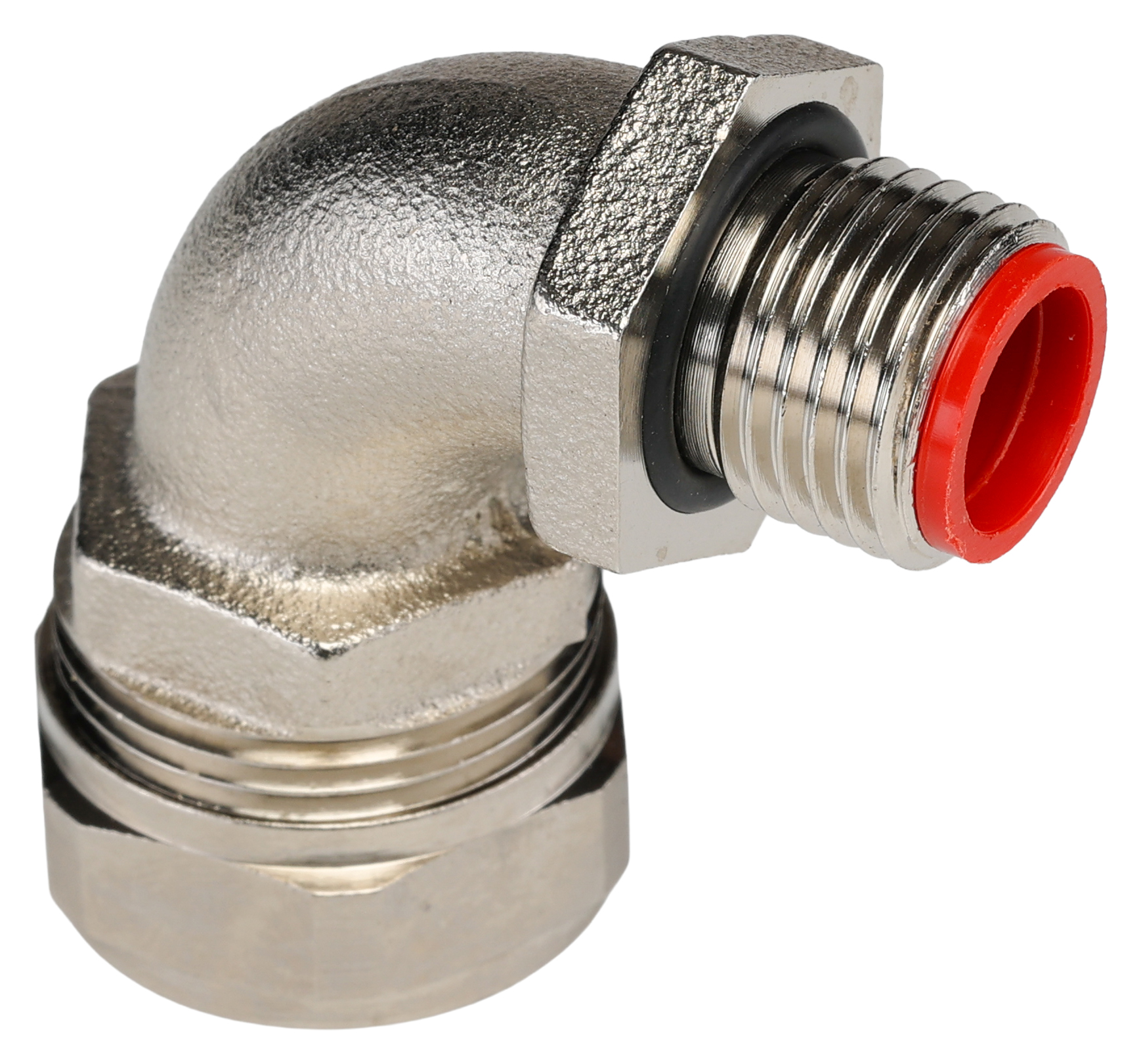 Adaptaflex Nickel Plated, Conduit Fitting, 16 mm Nominal Size, M16, Nickel Plated Brass, Silver IP0 rating