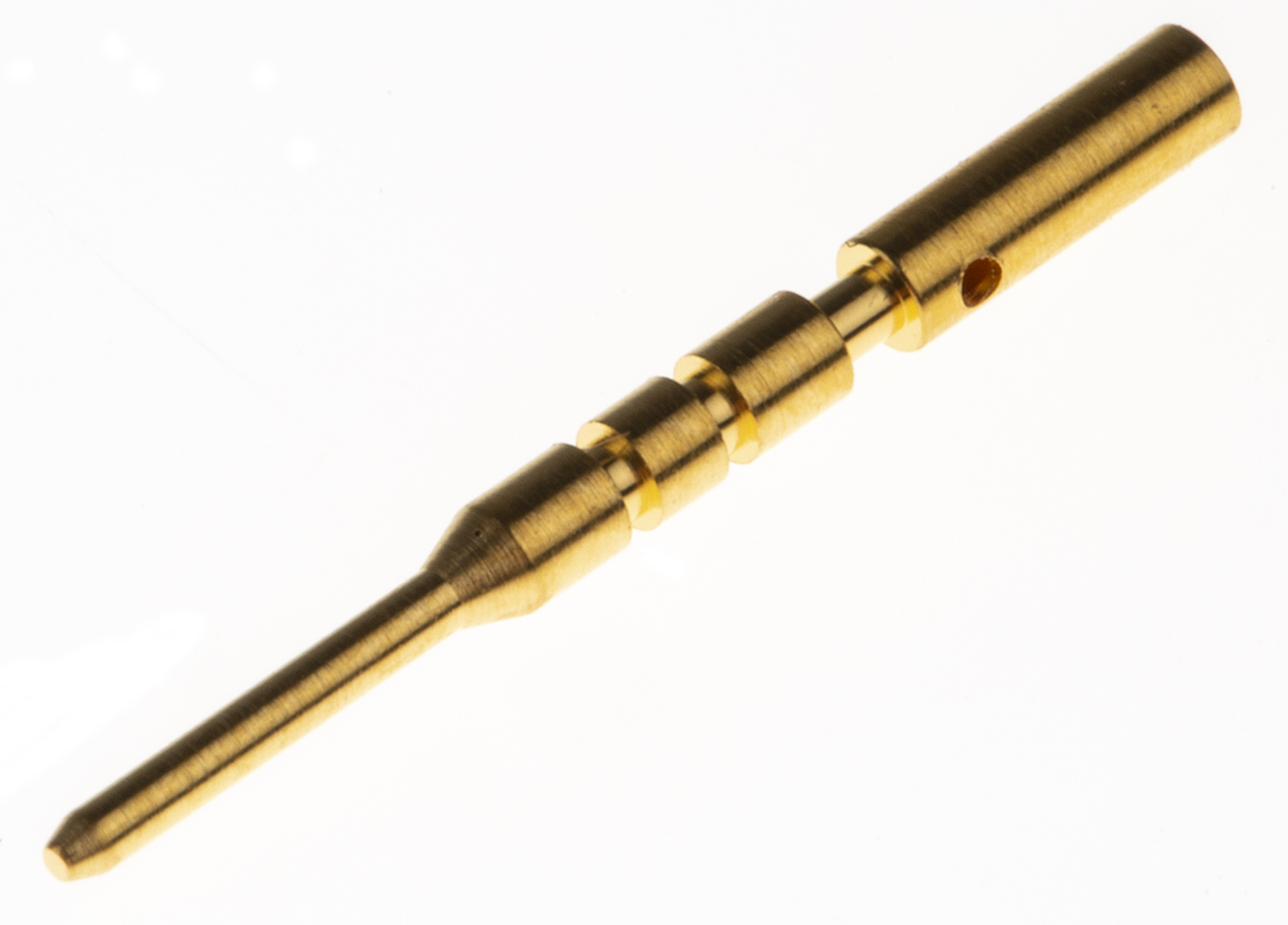 Phoenix Contact Male Crimp Circular Connector Contact, Contact Size 0.8 mm, Wire Size 0.34mm², 0.5 mm²