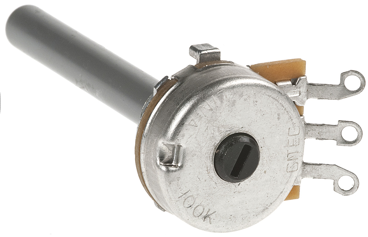 1623763-2 TE Connectivity 23 100 kΩ Rotary Potentiometer 1-Turns 1-Gang Panel Mount