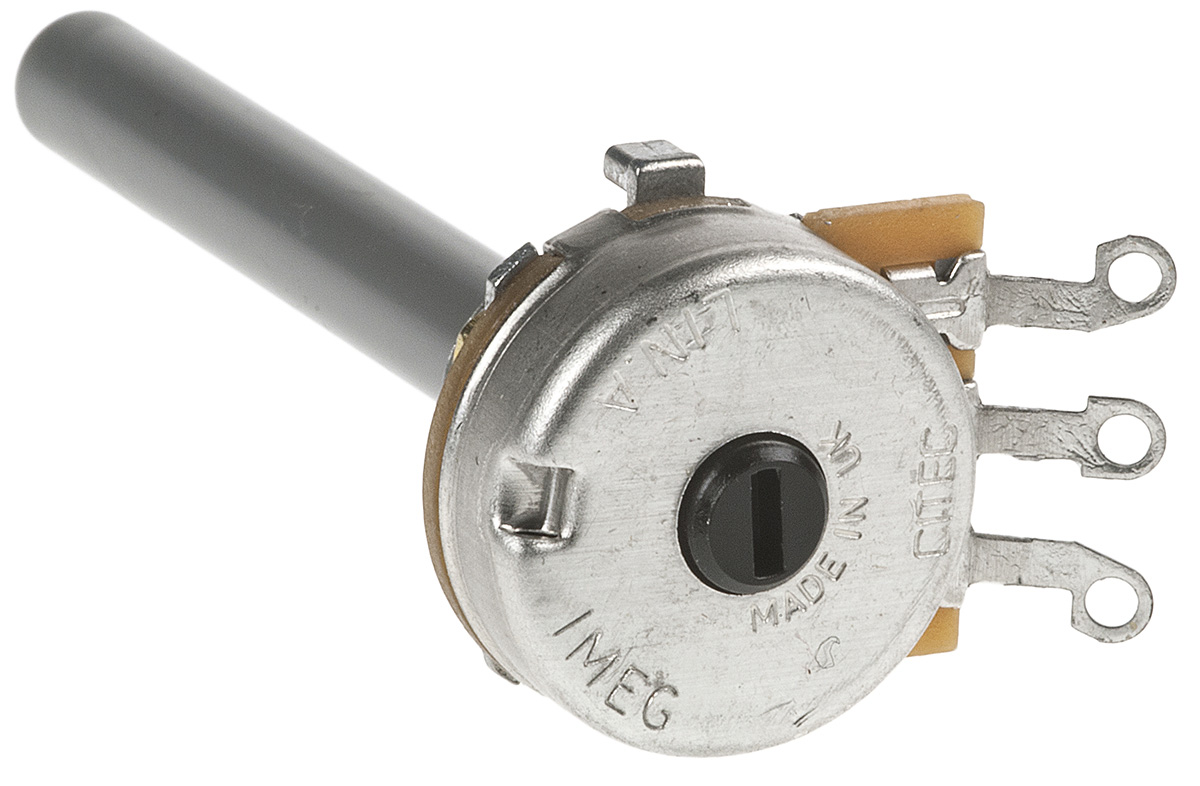 1623767-2 TE Connectivity 23 1 mΩ Rotary Potentiometer 1-Turns 1-Gang Panel Mount,