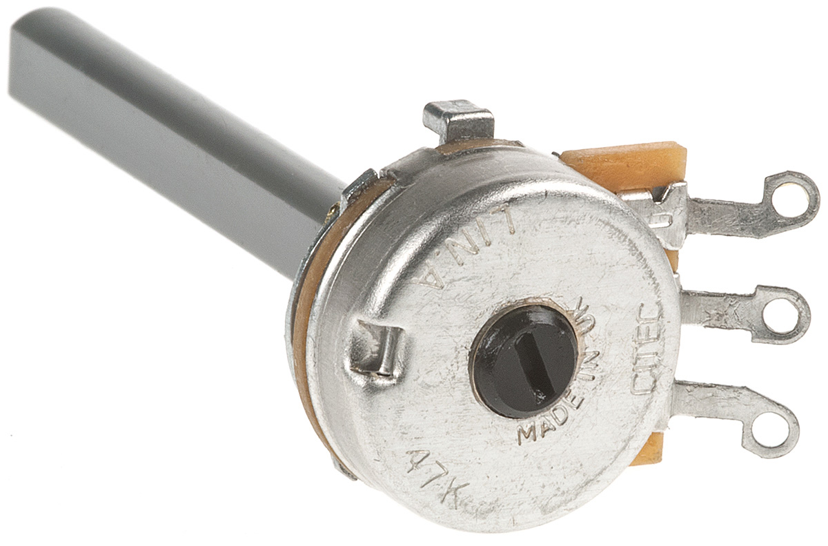 1624144-2 TE Connectivity 23 47 kΩ Rotary Potentiometer 1-Turns 1-Gang Panel Mount,