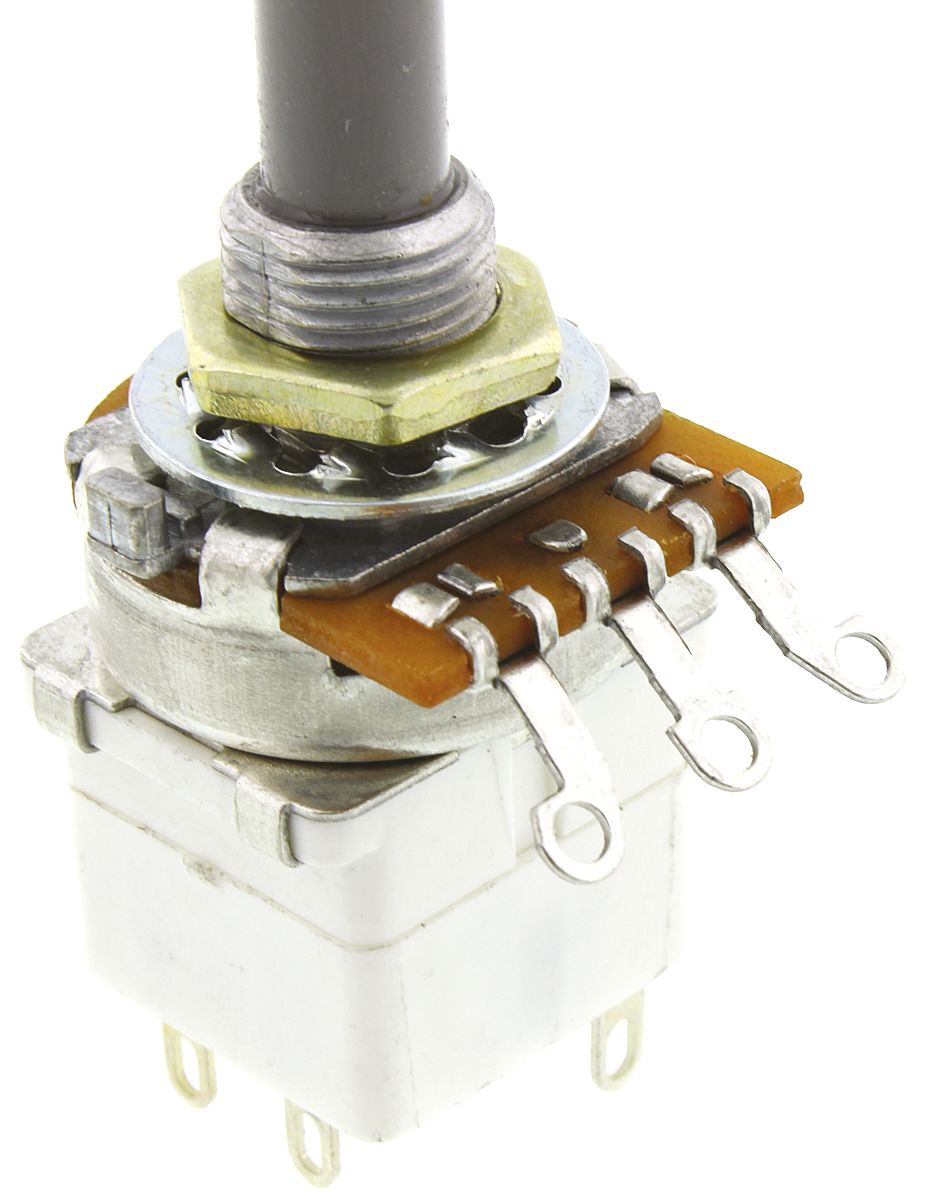 1624209-2 TE Connectivity 23 4.7 kΩ Rotary Potentiometer 1-Turns 1-Gang Panel Mount,