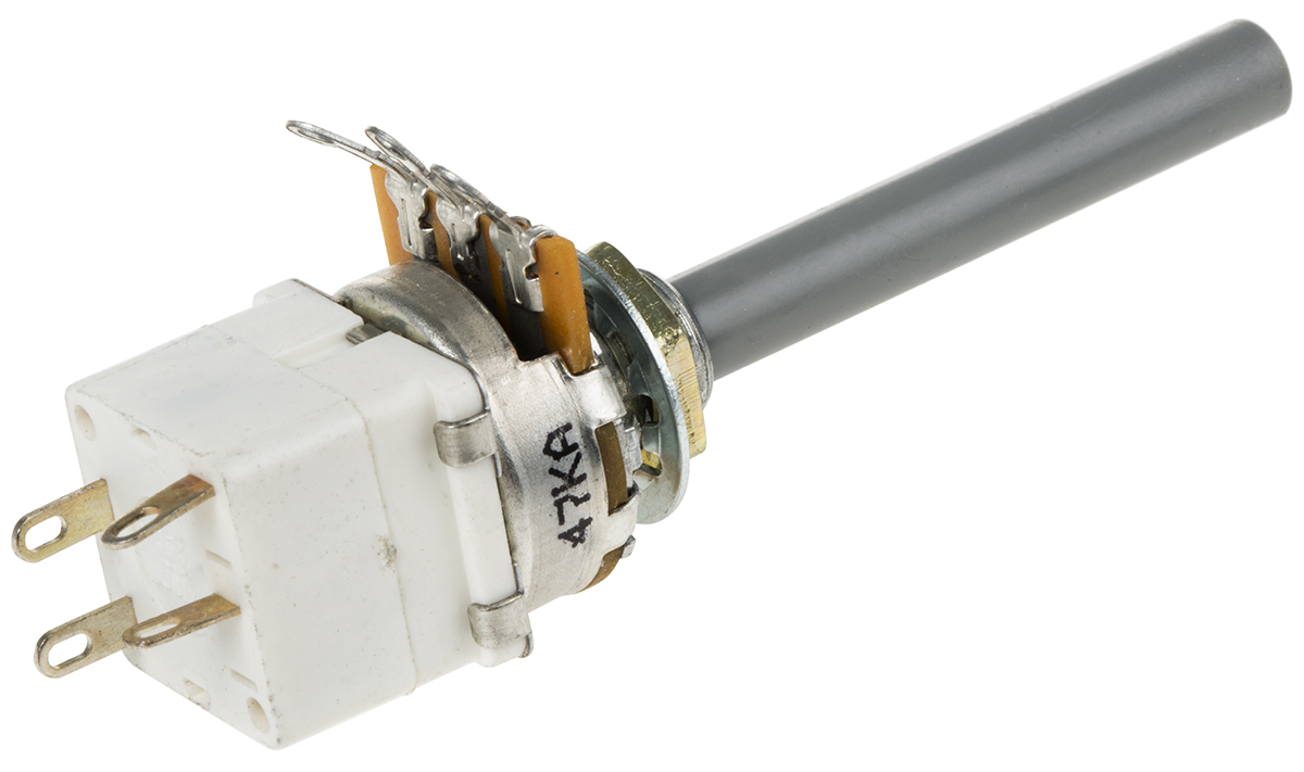 1624210-3 TE Connectivity 23 47 kΩ Rotary Potentiometer 1-Turns 1-Gang Panel Mount,