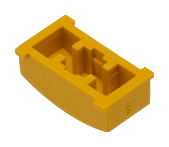 1630004 MEC Yellow Modular Switch Cap for Use with 16315 Series Push Button Switch, 16310 Series Push Button Switch