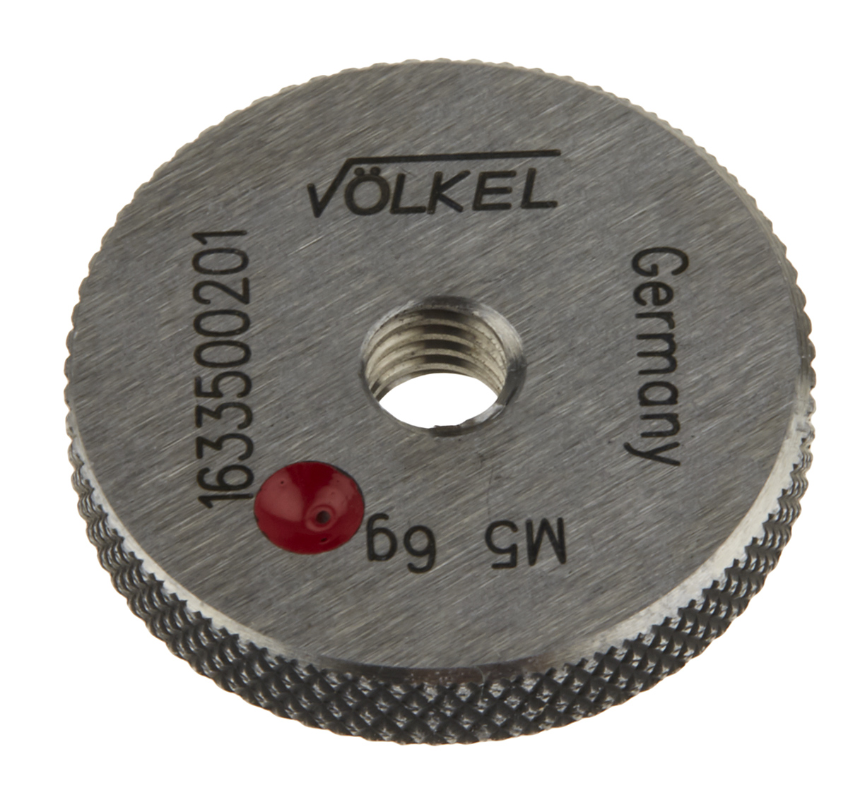 Volkel M5 x 0.8 Ring Ring Gauge, 0.8 mm Pitch Diameter