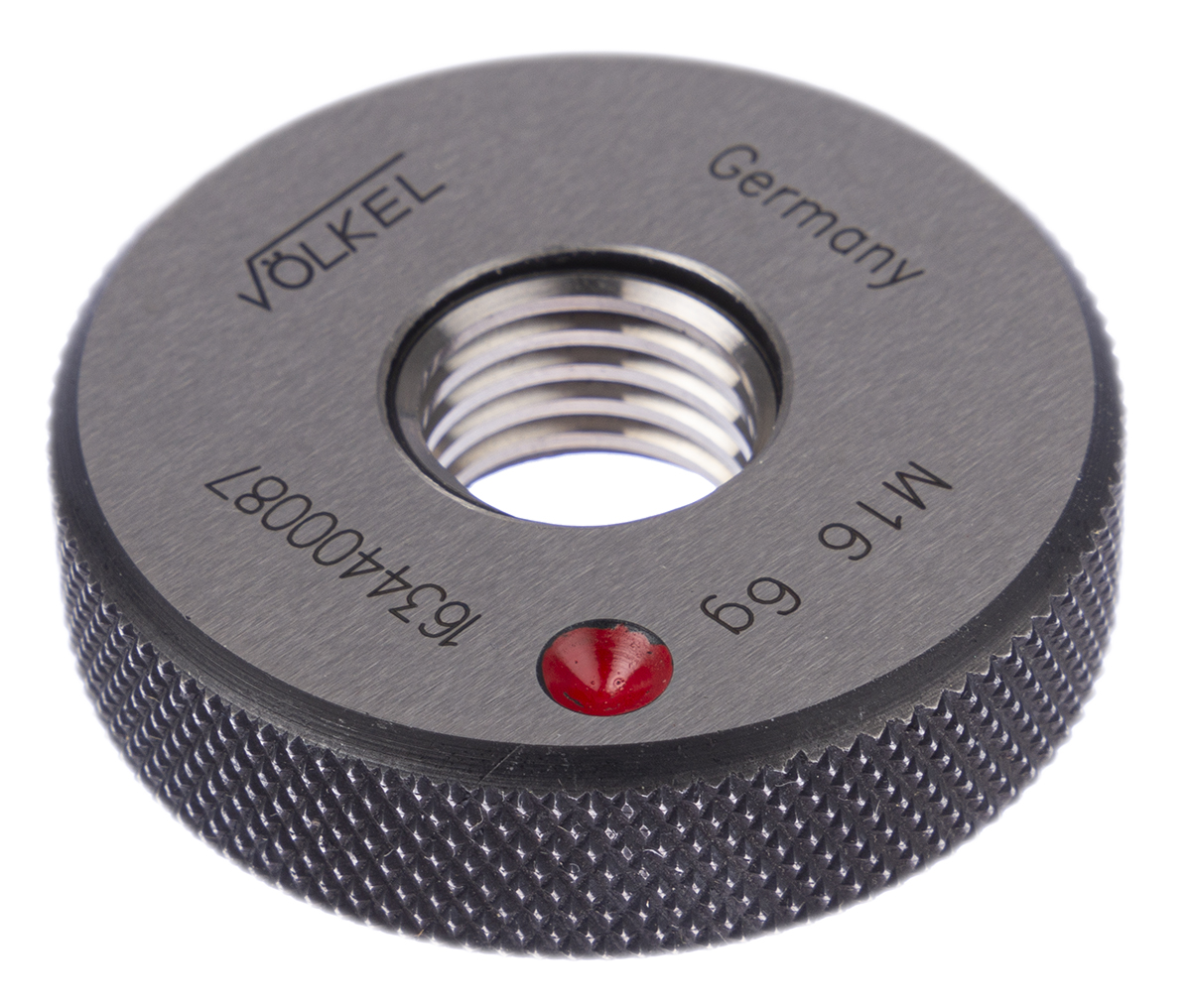 Volkel M16 x 2 Ring Ring Gauge, 2 mm Pitch Diameter