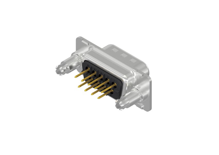 CONEC 163A161 9 Way Straight Threaded Mount D-Sub Connector, with Plug Male